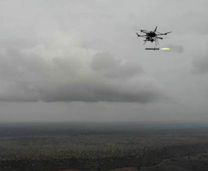 DRDO Successfully Flight Trials Advanced UAV Launched Precision Guided Missile